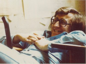 John Scully in the BBC newsroom in 1973.