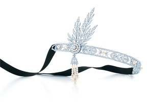 The Savoy headpiece from Tiffany & Co.'s The Great Gatsby collection in collaboration with Catherine Martin