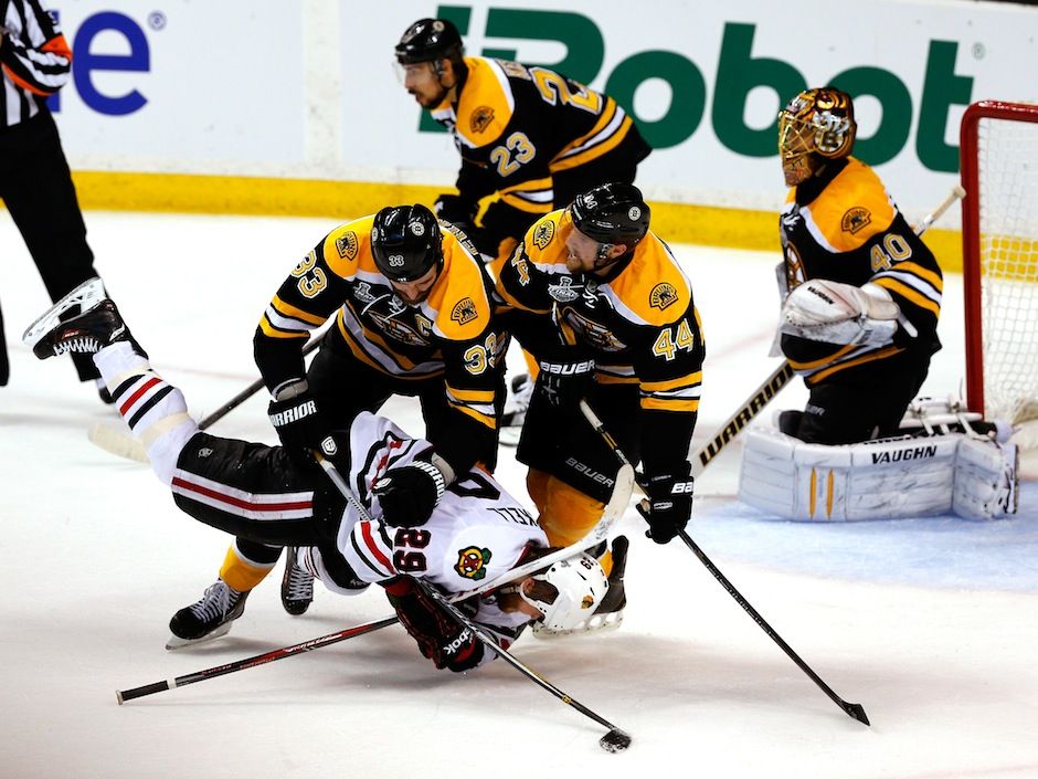 Patrice Bergeron - Boston Bruins - St. Patricks's Day Warmup-Worn