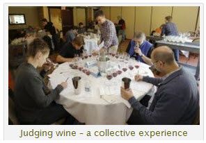 Judging wine - a collective experience