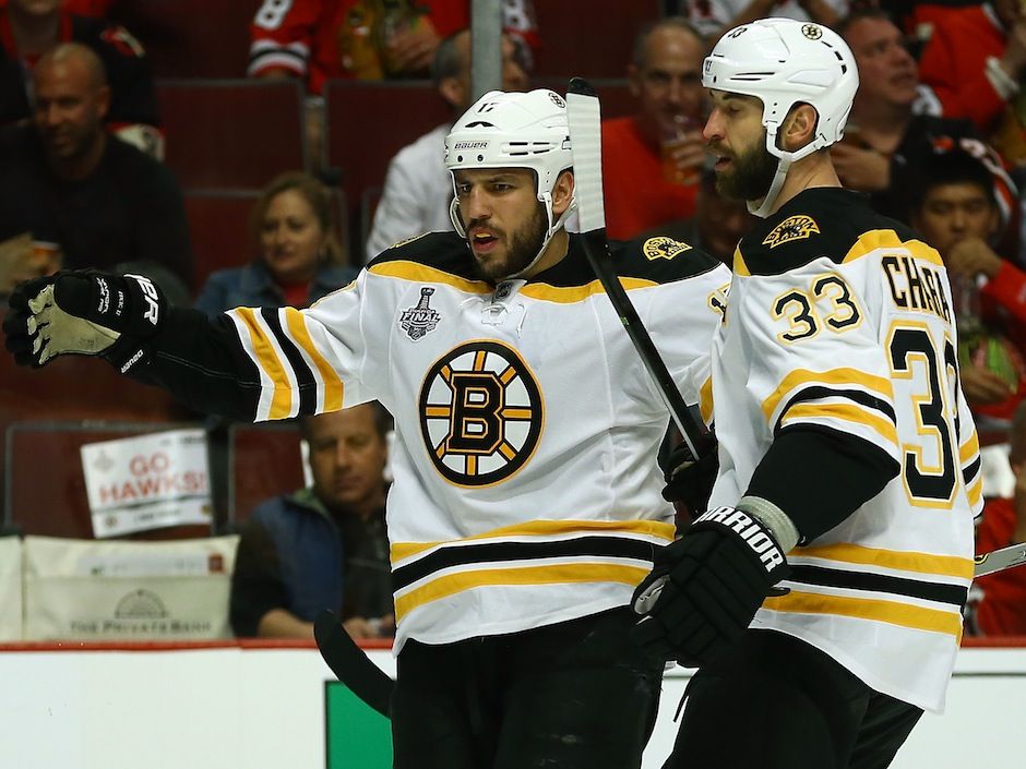 Milan Lucic talks about being back in Boston 