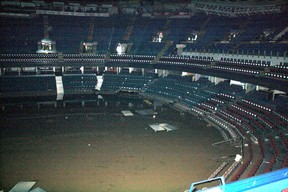 Inside the Saddledome: Photo reveal scale of damage in Calgary Flames' flood-ravaged  home