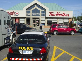 The Ottawa Tim Hortons where an unknown benefactor donated $860 for free coffee last week. The trend started in Edmonton, where a mystery man bought 500 coffees for complete strangers.