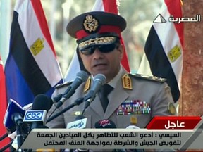 AFP PHOTO / EGYPTIAN TV
