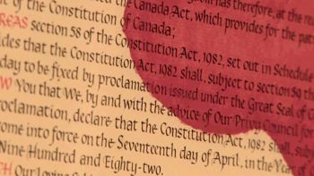 A blot on Canadian history: First the Queen signed our Constitution ...