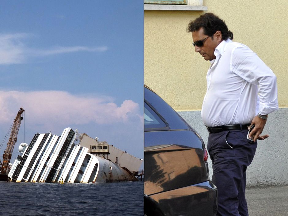 what happened to cruise ship costa concordia captain