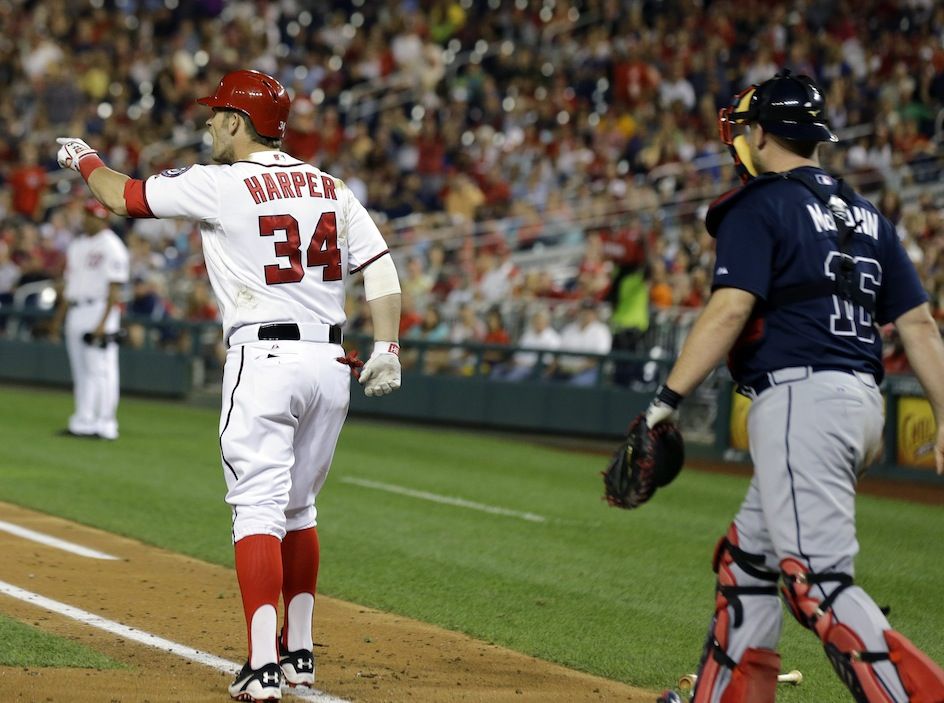 Bryce Harper lifts Nationals past Braves