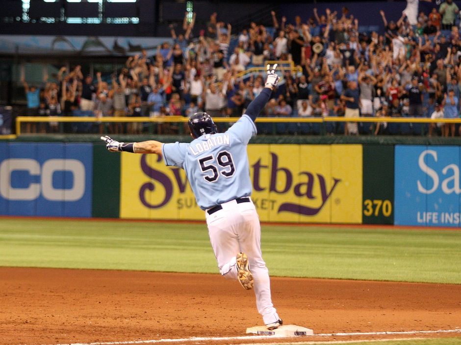 Picture: Rays Evan Longoria Puts on a Fancy Dance after Walk-off