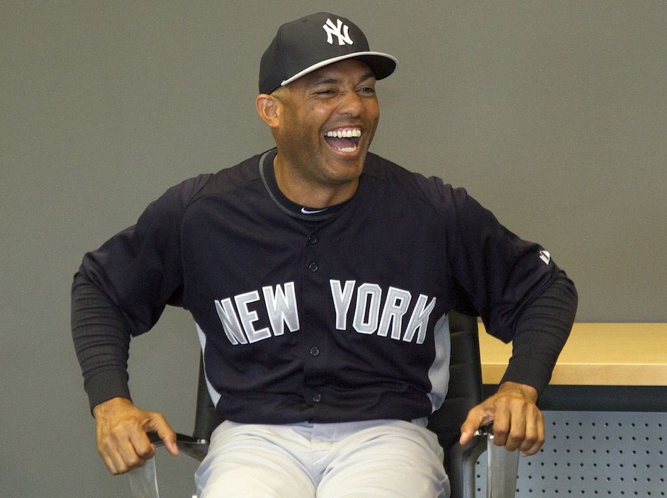 Mariano Rivera New York Yankees Autographed Blue New Era Fashion Color Cap