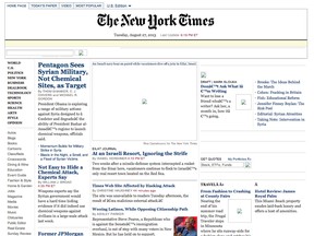 Screengrab of NYTimes.com