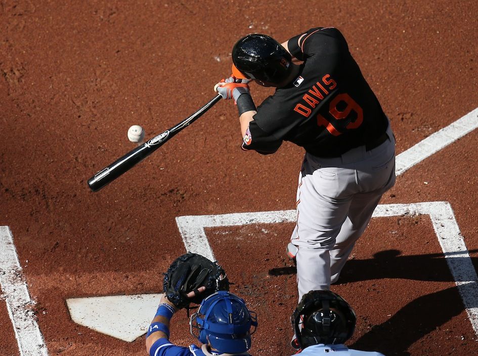 Chris Davis views Roger Maris as the single-season home run king 