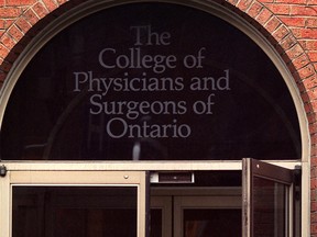 The College of Physicians and Surgeons of Ontario.