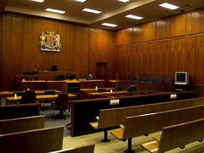 An Ontario courtroom.