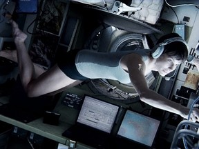 Sandra Bullock in 'Gravity'.