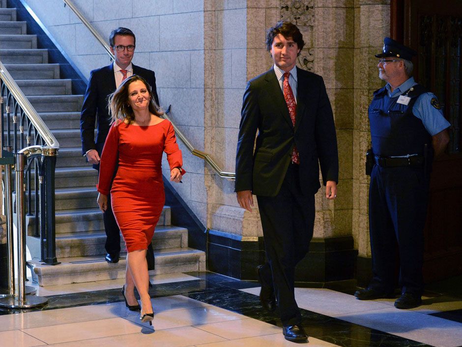 Justin Trudeau Picks Former Journalist Chrystia Freeland To Lead ...