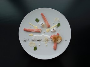 Murray McDonald's Snow Crab & Sea Salt at the Fogo Island Inn.