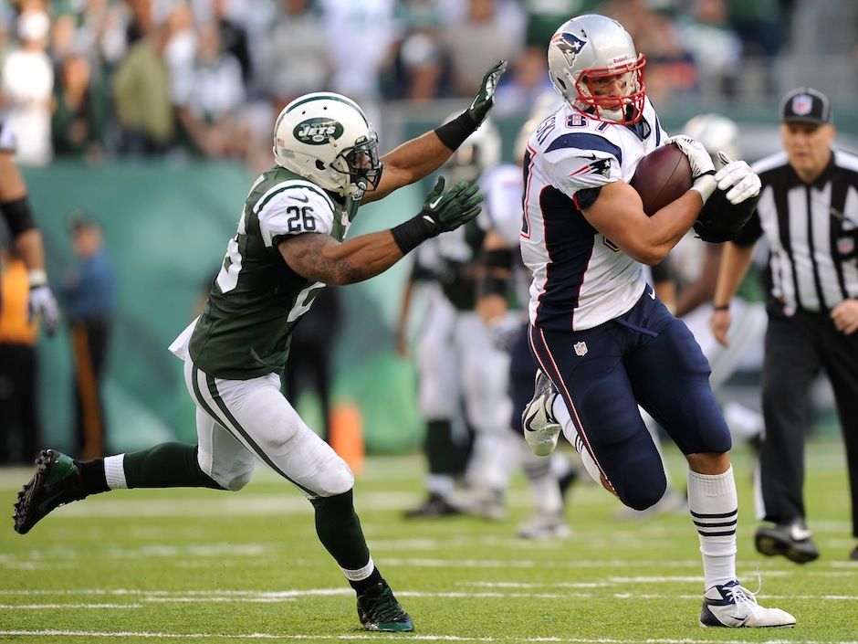 Patriots vs. Jets: Rob Gronkowski catches first pass of 2013 