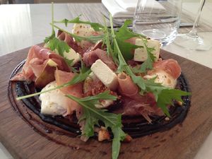 Hawksworth Restaurant_Prosciutto-di-parma-fig-burrata-olive-oil-marshmallow-walnut