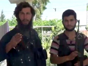 Mohammed Fares, left, who was mistakenly decapitated by Islamic State of Iraq and Al-Sham militants.