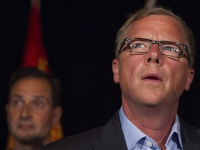 Saskatchewan Premier Brad Wall is feeling the summer heat