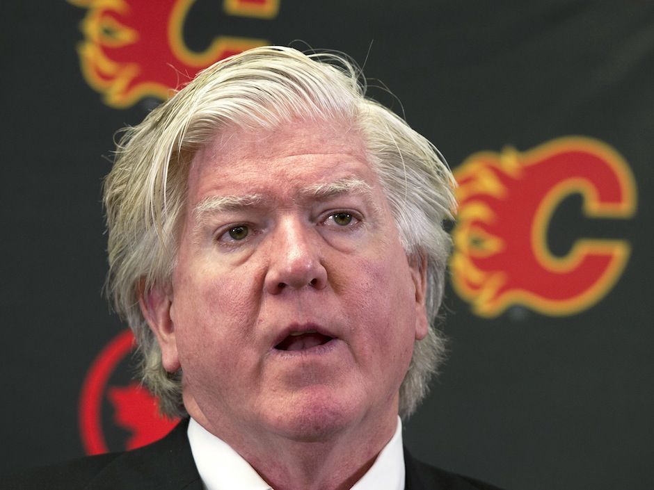 Brian Burke leaves little doubt as to his plan for the Calgary Flames