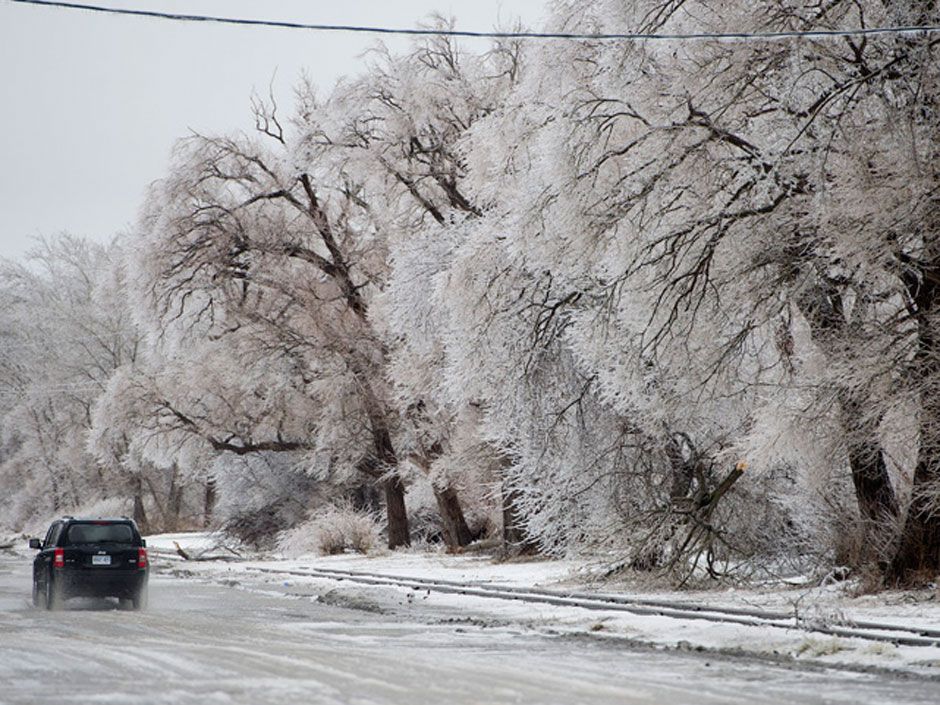 Freezing rain in Canada leaves more than a million without power