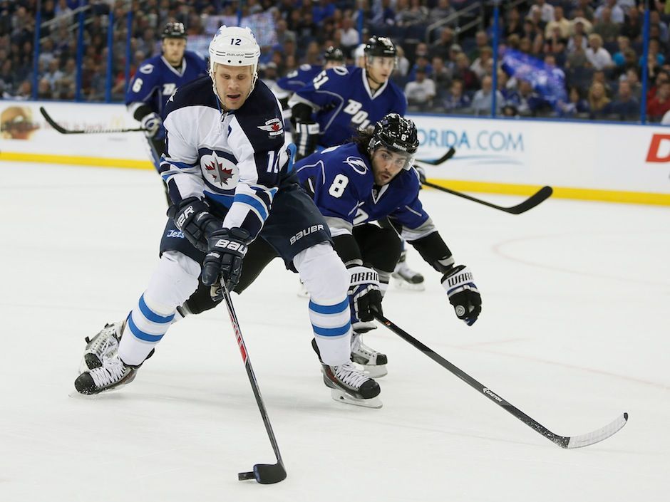 Scheifele scores twice, adds assist to power Jets to rout of