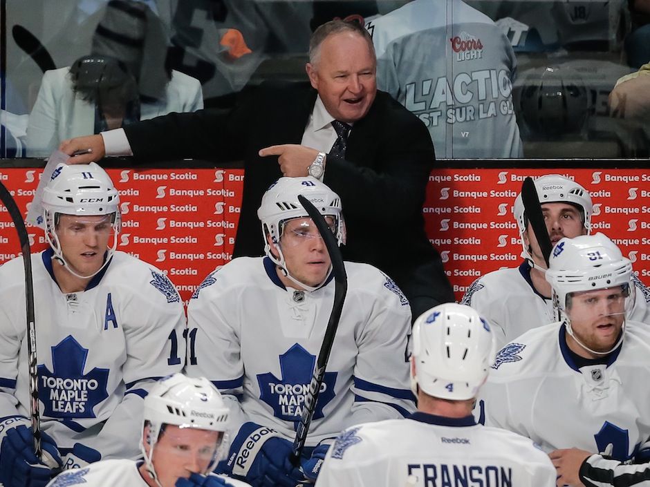 Toronto Maple Leafs coach Randy Carlyle on goaltending plan, Paul ...