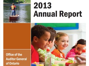 2013 Report From The Ontario Auditor-General