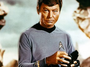 Paramount TVStar Trek DeForest Kelley show as Dr. McCoy.