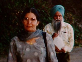 Undated photo of Malkit Kaur Sidhu, front, and Surjit Singh Badesha, mother and uncle respectively of Jaswinder Kaur "Jassi" Sidhu, the 25-year-old Maple Ridge woman who defied her family to marry the man she loved and was murdered in India on June 8, 2000.