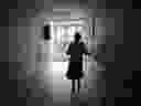 An Alzheimer's patient wanders the halls of a nursing home in a file photo.