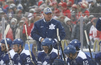 Practice Used Toronto Maple Leafs 2014 Winter Classic Game NHL