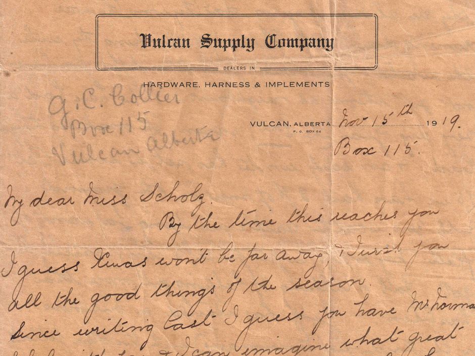 Newly Found First World War Era Letter From Alberta Woman A Window   Letter Returned 20140109 