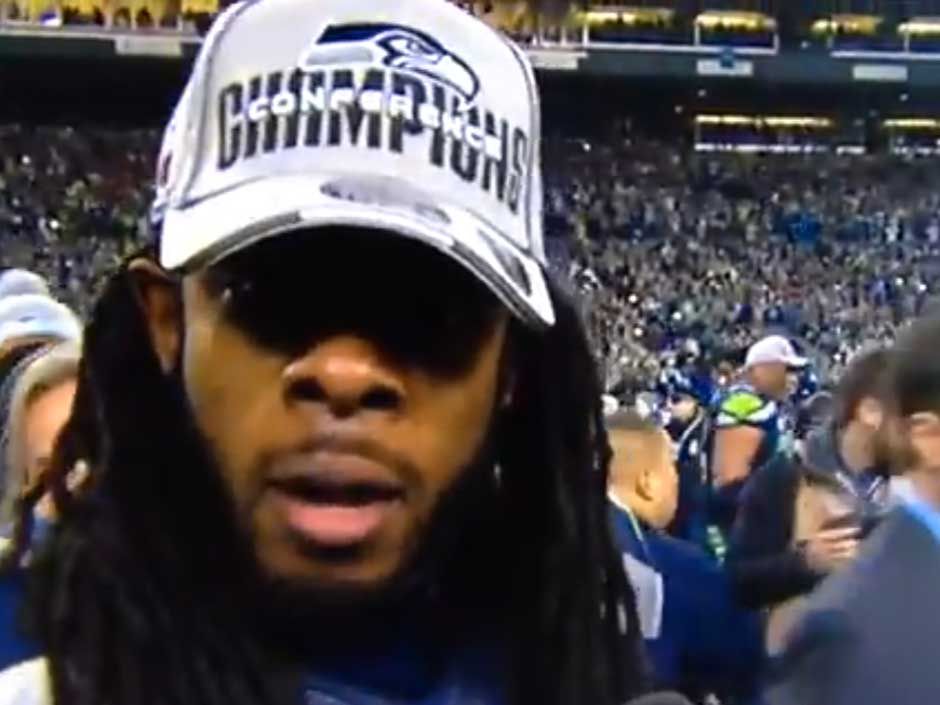 Russell Wilson End Zone INT 'Triggered' Former Teammate Richard Sherman