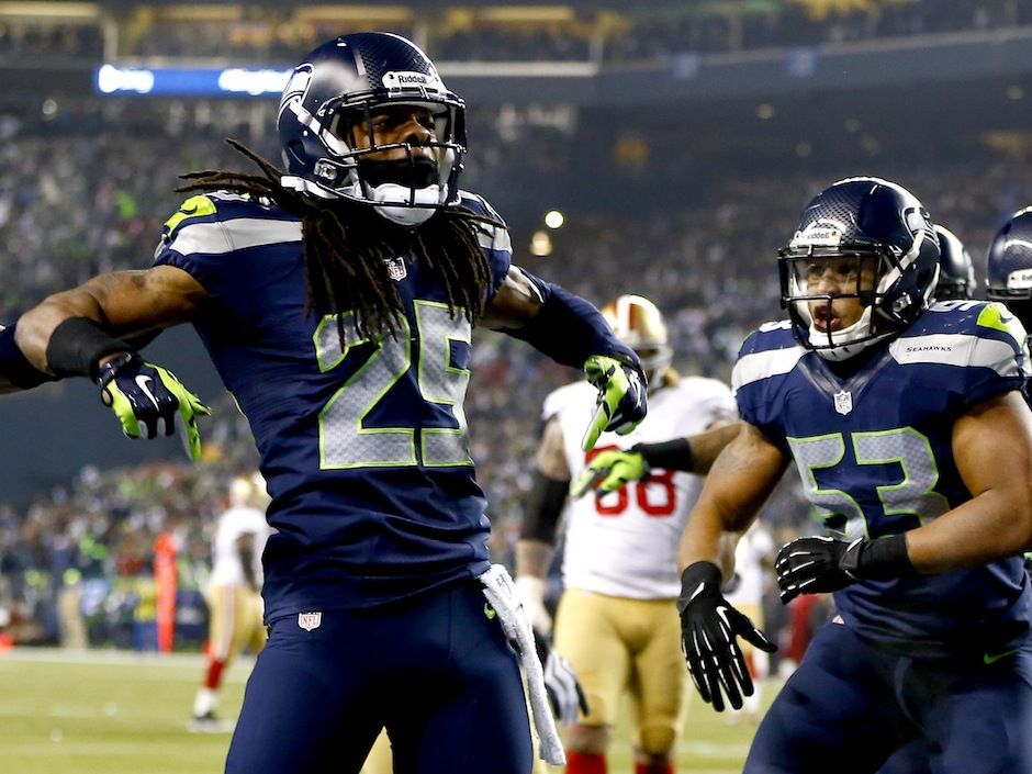 Seahawks' Richard Sherman screams about Michael Crabtree in postgame  interview with Erin Andrews – New York Daily News
