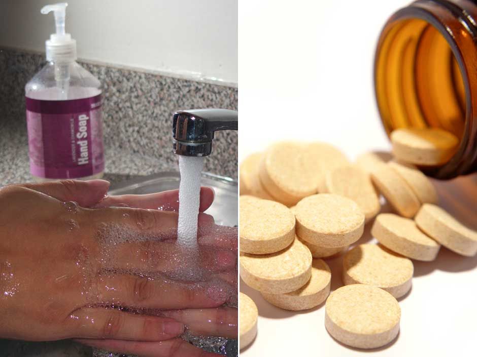 vitamin C for preventing colds, but zinc, probiotics and