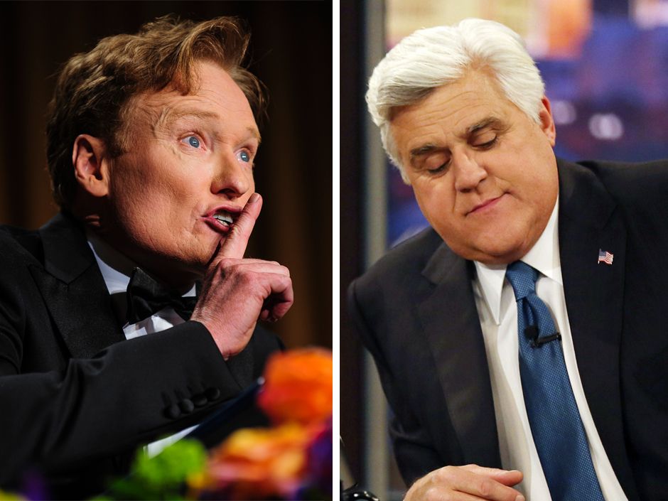 Conan O'Brien allowed himself one joke at Jay Leno's expense Thursday