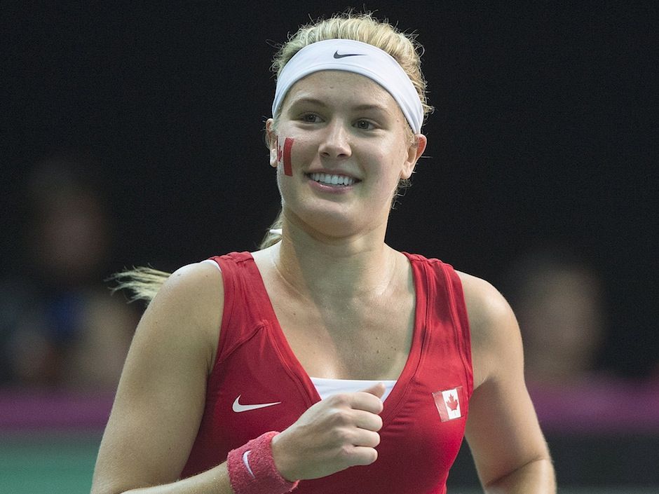 No way these are real size - Eugenie Bouchard reacts to Serbian