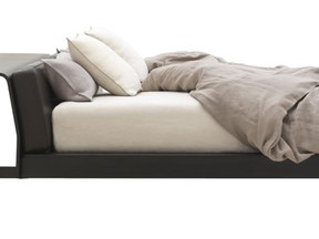 First requirement is a sexy bed. This sleek number is from Cassina.