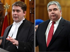 (Scheer Sean Kilpatrick / The Canadian Press; Van Loan Fred Chartrand / The Canadian Press)