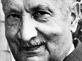 An undated picture of the famous German philosopher Martin Heidegger.