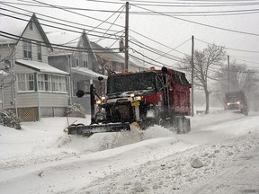 John Robson suggests  each neighbourhood hire snow removal firms, so the service would be top-notch.