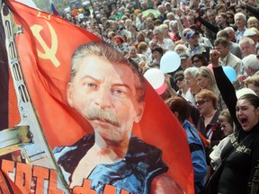 Wrapping themselves in the flag: Separatists in Donetsk