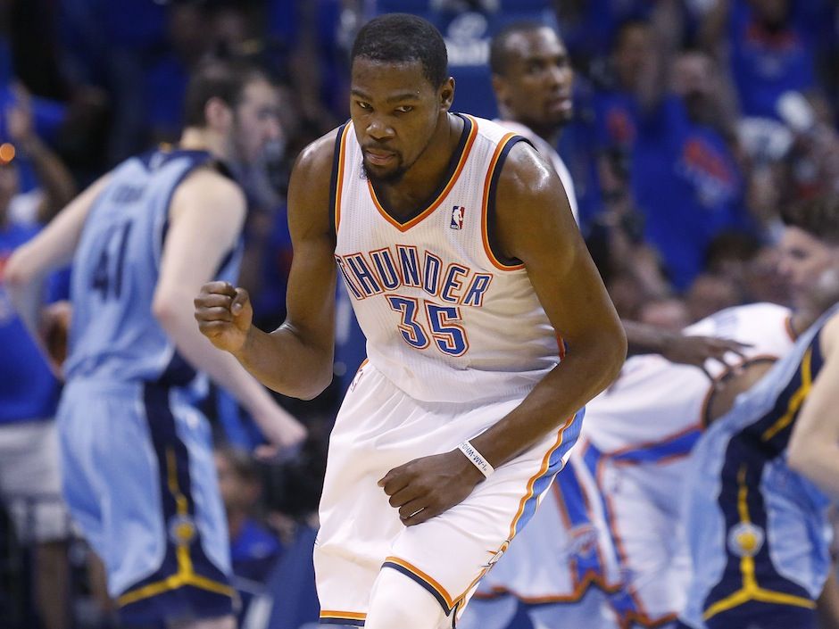 Kevin Durant of Oklahoma City Thunder Wins First MVP Trophy