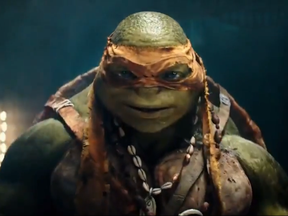 Michelangelo in the upcoming summer-release, Teenage Mutant Ninja Turtles.