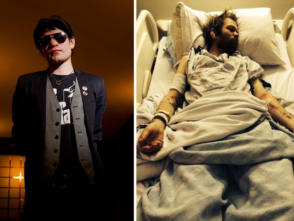 Hard boozing' put Sum 41 frontman Deryck Whibley in hospital
