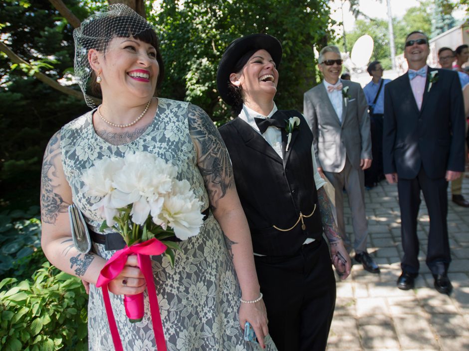 First Mass Gay Wedding In Canada Draws Couples From Around The World   Gay Wedding 1 