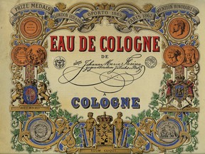 Farina Eau de Cologne label, 1858