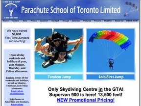 Screengrab / parachuteschool.com